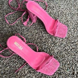 MISSLOLA Pink Heels